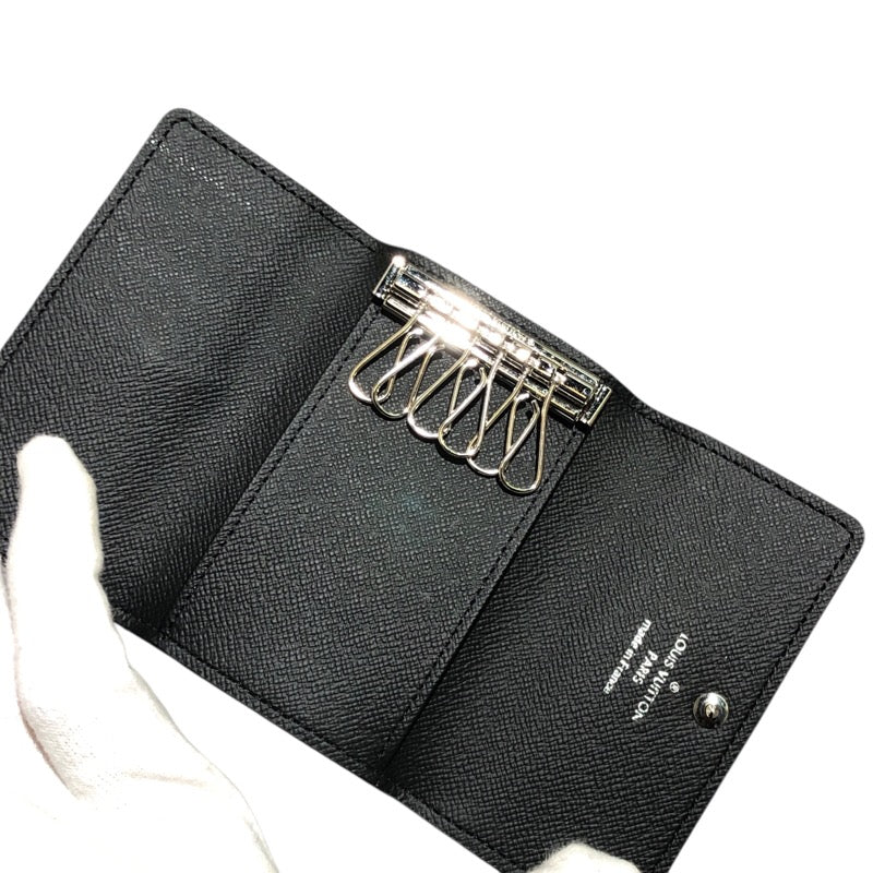 ルイ・ヴィトン LOUIS VUITTON ミュルティクレ6 N62662 ブラック ダミエ・グラフィット メンズ キーケース