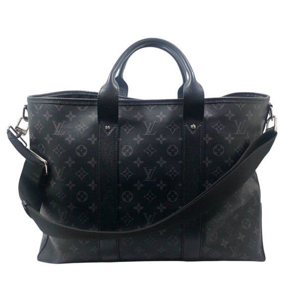 ルイ・ヴィトン LOUIS VUITTON ウィークエンド トートNM M30937 ブラック モノグラムエクリプス メンズ トートバッグ