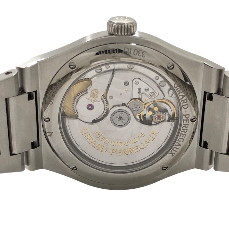 ジラール・ペルゴ GIRARD PERREGAUX ロレアート42mm 81010-11-431-11A ブルー  SS 自動巻き メンズ 腕時計