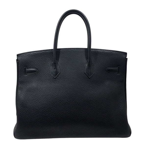 エルメス HERMES バーキン35 □I刻 ブラック SV金具 トリヨンクレマンス メンズ ハンドバッグ