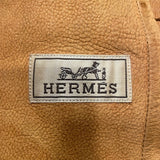 エルメス HERMES シープスエードテーラードジャケット ブラウン レザー メンズ その他トップス