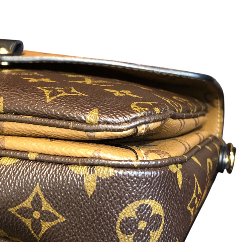 ルイ・ヴィトン LOUIS VUITTON ポシェット・メティスMM MM44876 ベージュ モノグラム・リバースキャンバス レディース ショルダーバッグ