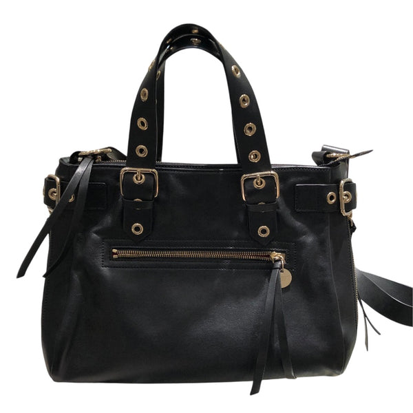 レッドヴァレンティノ RED VALENTINO 2WAYショルダーバッグ ブラック レザー レディース ハンドバッグ