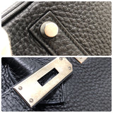 エルメス HERMES バーキン35 □I刻 ブラック SV金具 トリヨンクレマンス メンズ ハンドバッグ