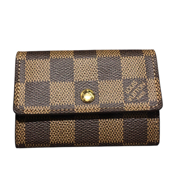ルイ・ヴィトン LOUIS VUITTON ポルトモネプラ N61930 エベヌ ダミエキャンバス ユニセックス コインケース