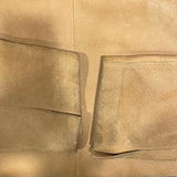 エルメス HERMES シープスエードテーラードジャケット ブラウン レザー メンズ その他トップス