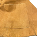 エルメス HERMES シープスエードテーラードジャケット ブラウン レザー メンズ その他トップス