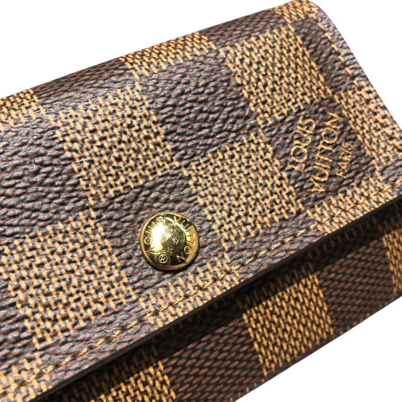 ルイ・ヴィトン LOUIS VUITTON ポルトモネプラ N61930 エベヌ ダミエキャンバス ユニセックス コインケース