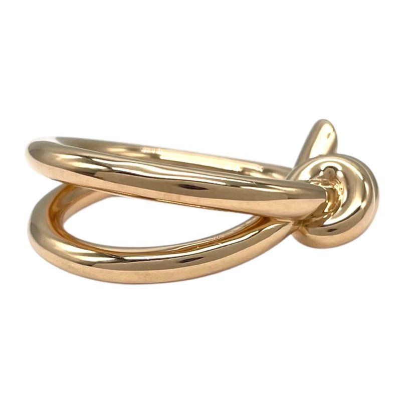ティファニー TIFFANY＆CO ダブルノット リング 70153521 約12号 K18PG ジュエリー