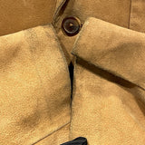 エルメス HERMES シープスエードテーラードジャケット ブラウン レザー メンズ その他トップス