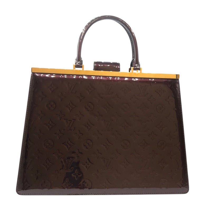 ルイ・ヴィトン LOUIS VUITTON デエスGM M91750 アマラント ヴェルニ レディース ハンドバッグ