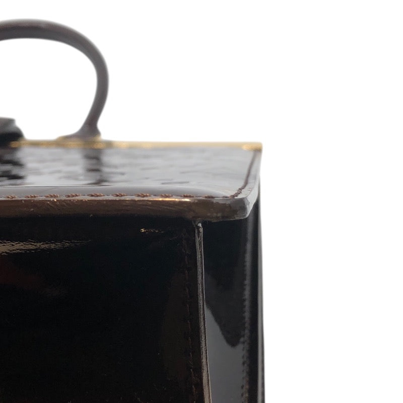 ルイ・ヴィトン LOUIS VUITTON デエスGM M91750 アマラント ヴェルニ レディース ハンドバッグ