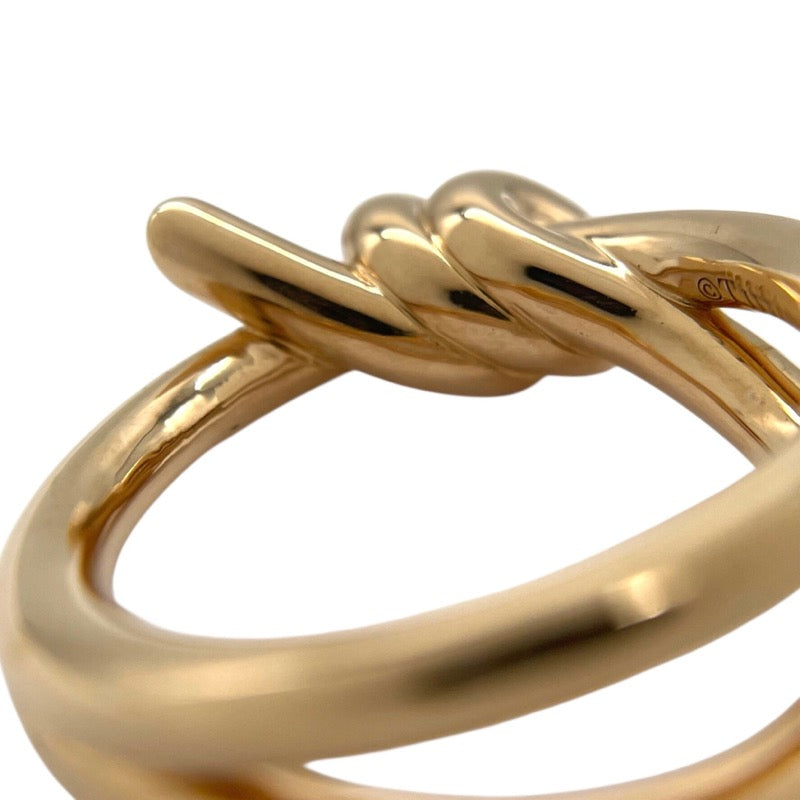 ティファニー TIFFANY＆CO ダブルノット リング 70153521 約12号 K18PG ジュエリー