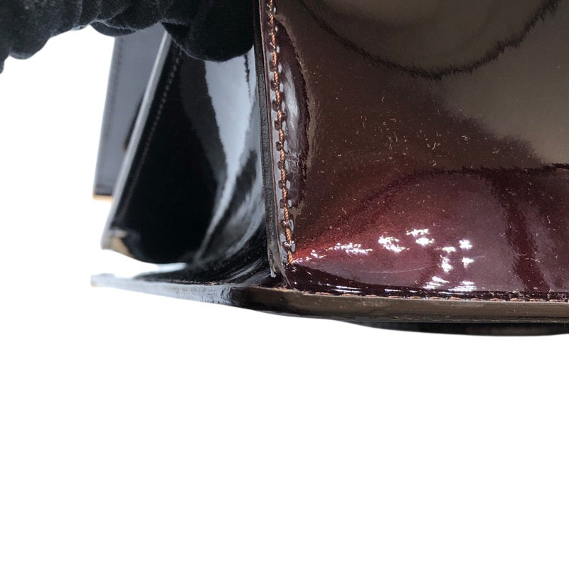 ルイ・ヴィトン LOUIS VUITTON デエスGM M91750 アマラント ヴェルニ レディース ハンドバッグ