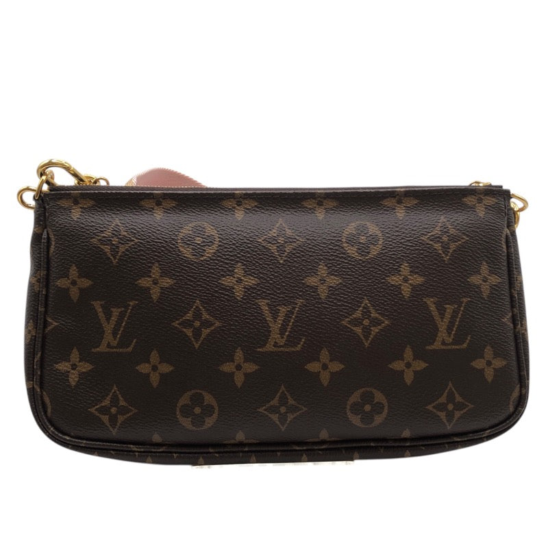 ルイ・ヴィトン LOUIS VUITTON ミュルティ・ポシェット・アクセソワ―ル M44840 ベージュ モノグラムキャンバス レディース ショルダーバッグ