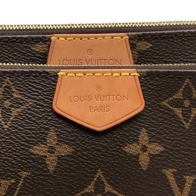 ルイ・ヴィトン LOUIS VUITTON ミュルティ・ポシェット・アクセソワ―ル M44840 ベージュ モノグラムキャンバス レディース ショルダーバッグ