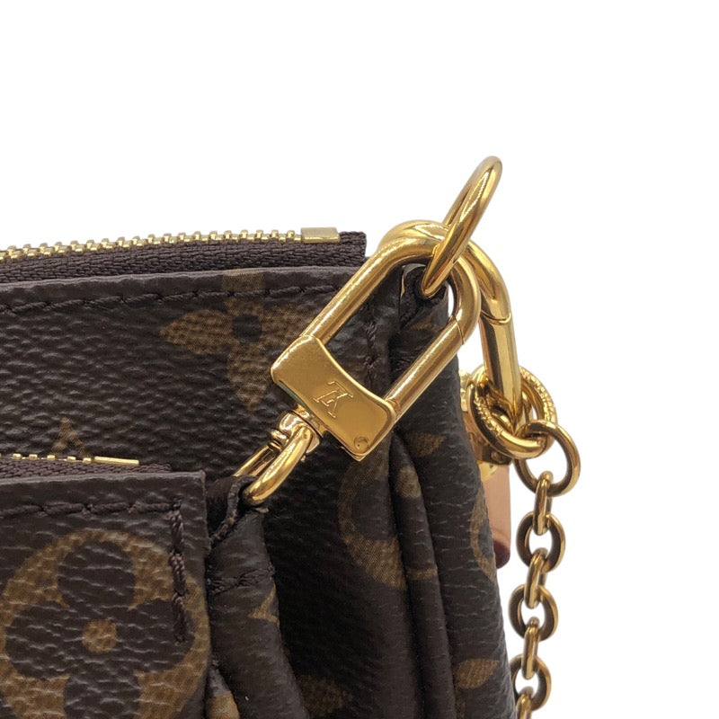 ルイ・ヴィトン LOUIS VUITTON ミュルティ・ポシェット・アクセソワ―ル M44840 ベージュ モノグラムキャンバス レディース ショルダーバッグ