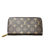ルイ・ヴィトン LOUIS VUITTON ジッピー・ウォレット M42616 ブラウン モノグラムキャンバス ユニセックス 長財布