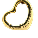 ティファニー TIFFANY＆CO オープンハート ネックレス K18YG ジュエリー