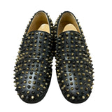 クリスチャン・ルブタン Christian louboutin ローラーボート スタッズ スリッポン ブラック レディース スリッポン