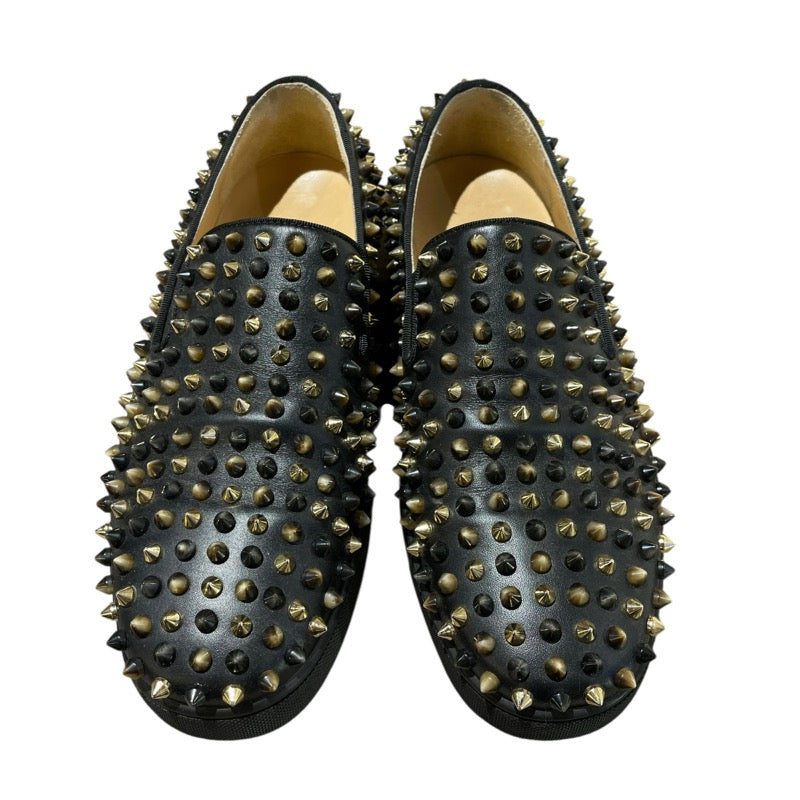 クリスチャン・ルブタン Christian louboutin ローラーボート スタッズ スリッポン ブラック レディース スリッポン