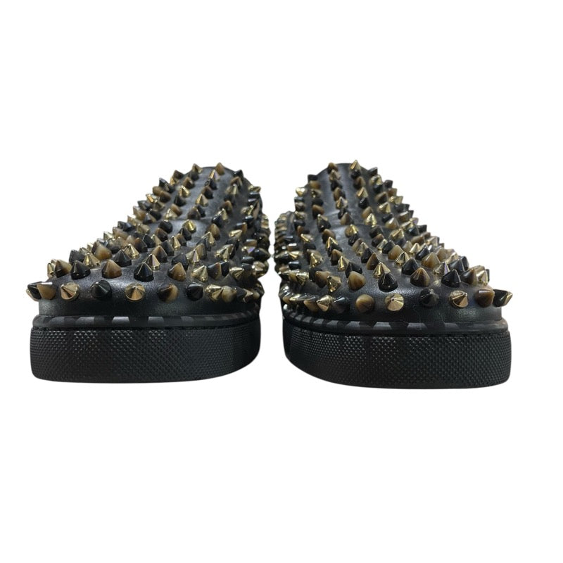 クリスチャン・ルブタン Christian louboutin ローラーボート スタッズ スリッポン ブラック レディース スリッポン
