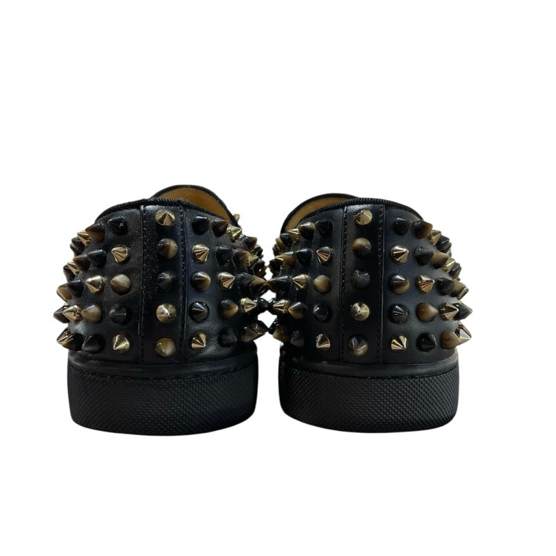 クリスチャン・ルブタン Christian louboutin ローラーボート スタッズ スリッポン ブラック レディース スリッポン
