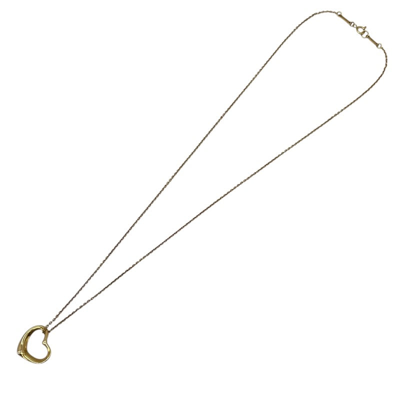ティファニー TIFFANY＆CO オープンハート ネックレス K18YG ジュエリー