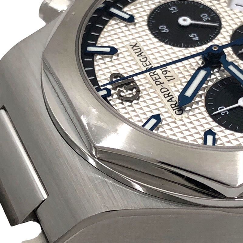 ジラール・ペルゴ GIRARD PERREGAUX ロレアート クロノグラフ 81040-11-131-11A シルバー SS 自動巻き メンズ 腕時計