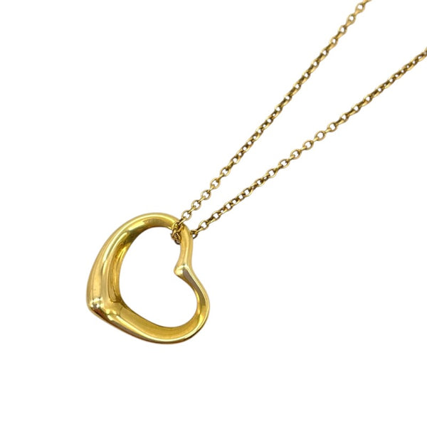 ティファニー TIFFANY＆CO オープンハート ネックレス K18YG ジュエリー