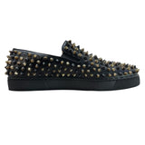 クリスチャン・ルブタン Christian louboutin ローラーボート スタッズ スリッポン ブラック レディース スリッポン