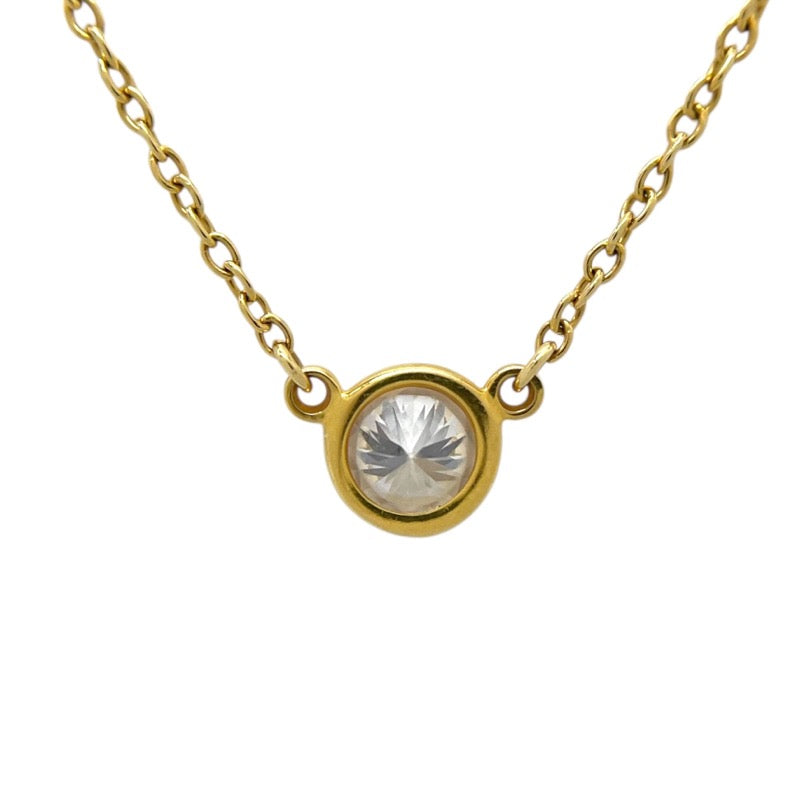 ティファニー TIFFANY＆CO バイザヤード ネックレス K18YG