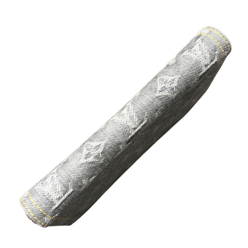 ルイ・ヴィトン LOUIS VUITTON ジッピー・ウォレット M13214 ブルー モノグラムデニム ユニセックス 長財布