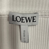 ロエベ LOEWE アナグラム刺繍ロングスリーブTシャツ H526Y22XAY ホワイト コットン メンズ 長袖Ｔシャツ