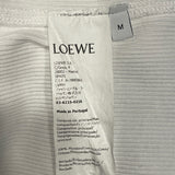 ロエベ LOEWE アナグラム刺繍ロングスリーブTシャツ H526Y22XAY ホワイト コットン メンズ 長袖Ｔシャツ