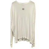 ロエベ LOEWE アナグラム刺繍ロングスリーブTシャツ H526Y22XAY ホワイト コットン メンズ 長袖Ｔシャツ