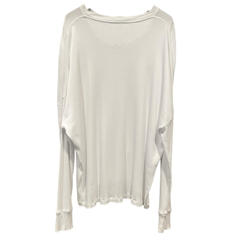 ロエベ LOEWE アナグラム刺繍ロングスリーブTシャツ H526Y22XAY ホワイト コットン メンズ 長袖Ｔシャツ