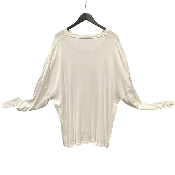 ロエベ LOEWE アナグラム刺繍ロングスリーブTシャツ H526Y22XAY ホワイト コットン メンズ 長袖Ｔシャツ