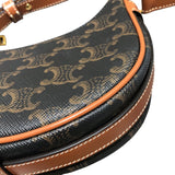 セリーヌ CELINE アヴァ ミニ タン トリオンフキャンバス/カーフスキン レディース ハンドバッグ