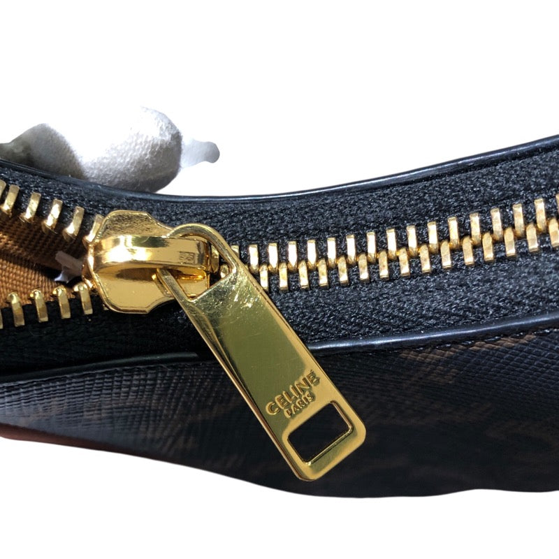 セリーヌ CELINE アヴァ ミニ タン トリオンフキャンバス/カーフスキン レディース ハンドバッグ