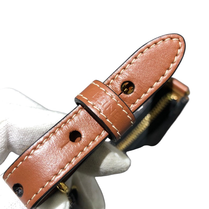 セリーヌ CELINE アヴァ ミニ タン トリオンフキャンバス/カーフスキン レディース ハンドバッグ