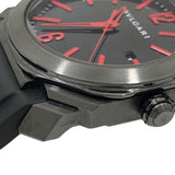 ブルガリ BVLGARI オクト ウルトラネロ BGO41S(BGO41C9BSVD) SS(DLC加工)/ラバーストラップ 自動巻き メンズ 腕時計