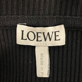 ロエベ LOEWE アナグラム刺繍ロングスリーブTシャツ H526Y22XAY ブラック コットン メンズ 長袖Ｔシャツ