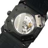 ブルガリ BVLGARI オクト ウルトラネロ BGO41S(BGO41C9BSVD) SS(DLC加工)/ラバーストラップ 自動巻き メンズ 腕時計