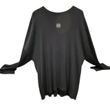 ロエベ LOEWE アナグラム刺繍ロングスリーブTシャツ H526Y22XAY ブラック コットン メンズ 長袖Ｔシャツ