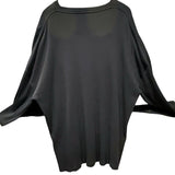 ロエベ LOEWE アナグラム刺繍ロングスリーブTシャツ H526Y22XAY ブラック コットン メンズ 長袖Ｔシャツ