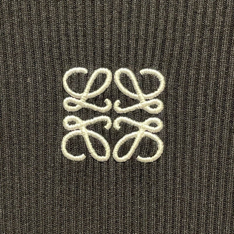 ロエベ LOEWE アナグラム刺繍ロングスリーブTシャツ H526Y22XAY ブラック コットン メンズ 長袖Ｔシャツ