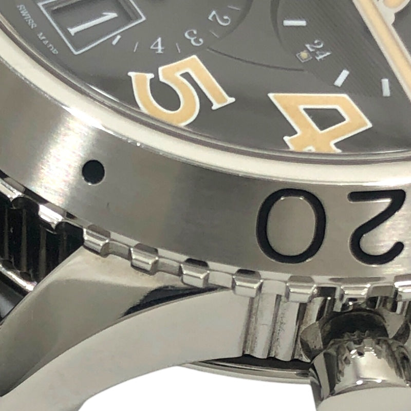 ブレゲ Breguet タイプXXI 3817ST/X2/3ZU グレー文字盤 SS/レザー