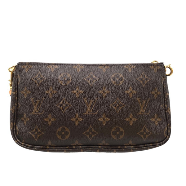 ルイ・ヴィトン LOUIS VUITTON ミュルティ・ポシェット・アクセソワ―ル M44813 ブラウン モノグラムキャンバス レディース ショルダーバッグ
