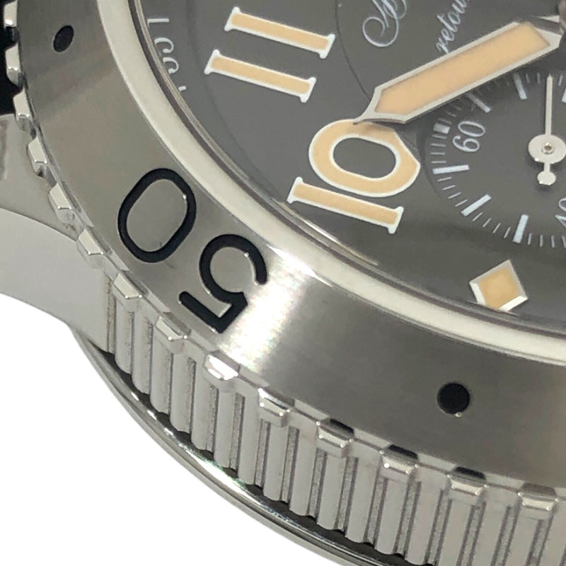 ブレゲ Breguet タイプXXI 3817ST/X2/3ZU グレー文字盤 SS/レザーストラップ メンズ 腕時計